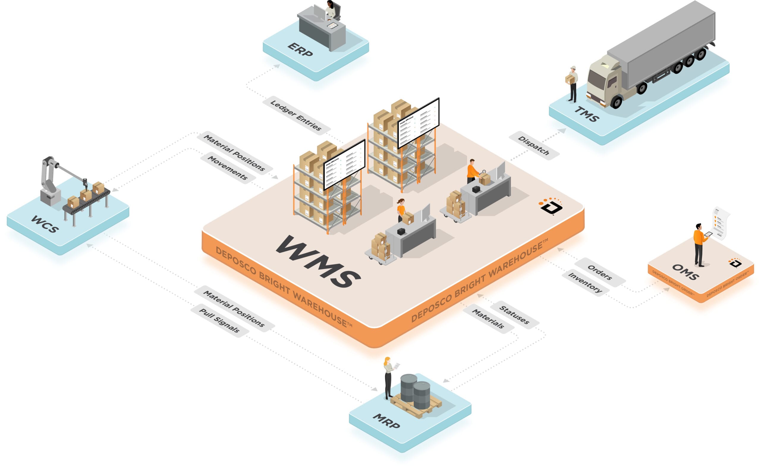 WMS và "Những Người Anh Em": Phân Biệt Rõ Ràng WMS, ERP và TMS
