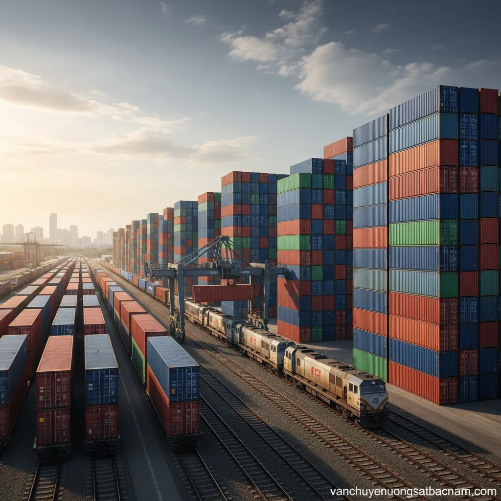 Container xếp chồng quy mô lớn