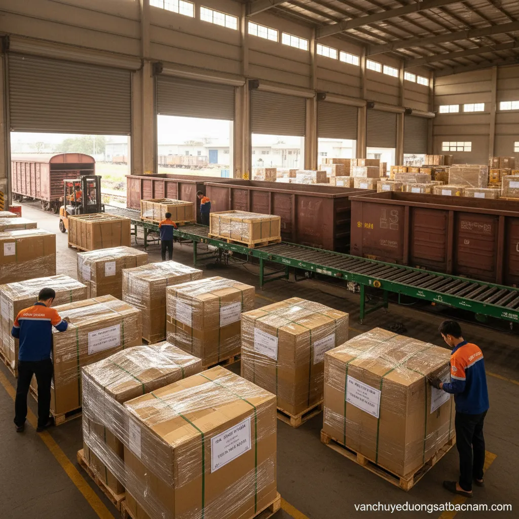 Đóng gói hàng hóa Sóng Thần