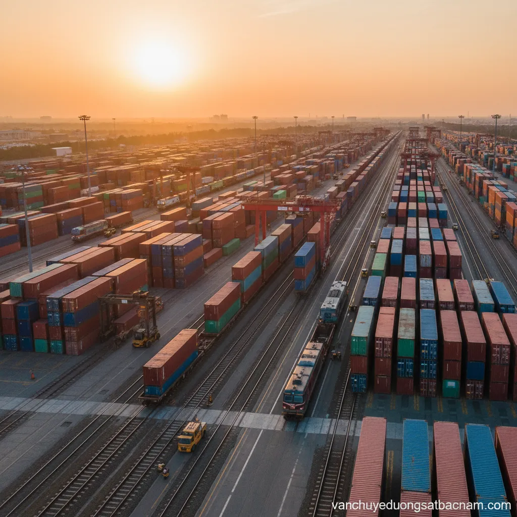 5. Bãi phân loại container intermodal